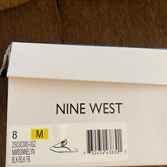 Nine West Dragonfly Black Flats Slip-On - Picture 3 of 8